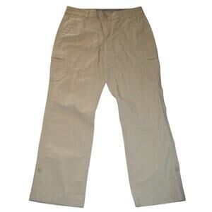 Eddie Bauer Slight Curvy Crop Leg Size T8 Khaki's Cargo Women's Pants